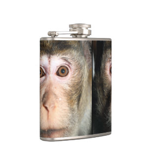 Endangered Rainforest Ape Hip Flask