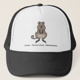 Endangered species - Happy QUOKKA - Wildlife - Trucker Hat