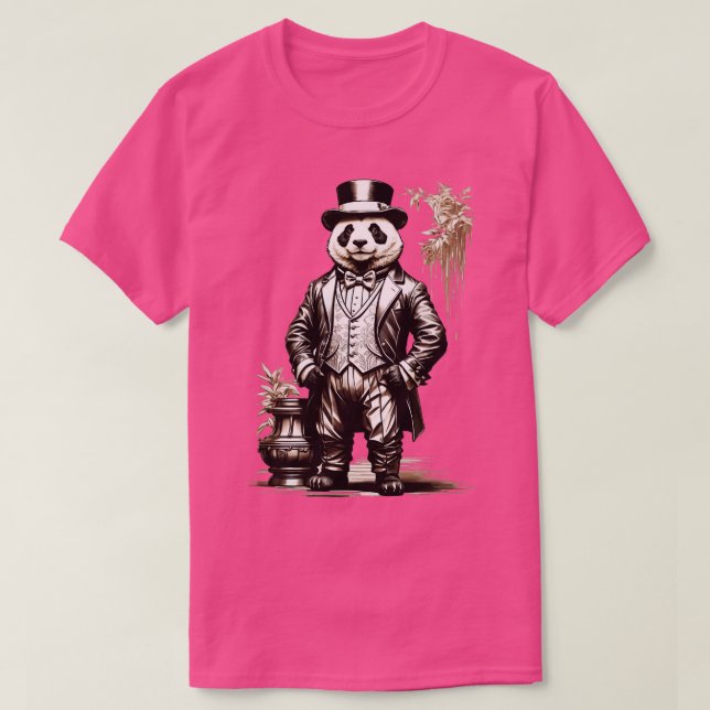 Endangered Species Panda Bear Dr Garfield T-Shirt (Design Front)