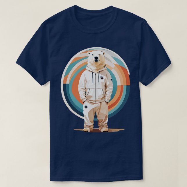 Endangered Species Polar Bear Jalen T-Shirt (Design Front)
