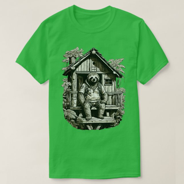Endangered Species Sloth Bob T-Shirt (Design Front)