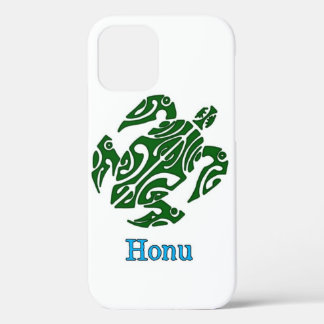Endangered Tribal Hawaiian Green Sea Turtle iPhone 12 Case