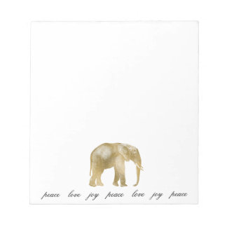 Endangerment African Safari Elephant Notepad