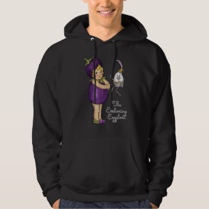 Endearing Eggplant  Cute Veggie Vegetable Plant Pe Hoodie