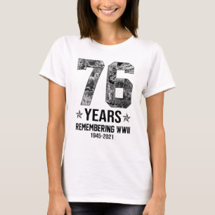 Ending Of Ww2 76th Anniversary 1945 2021 Ve Vj Day T-Shirt