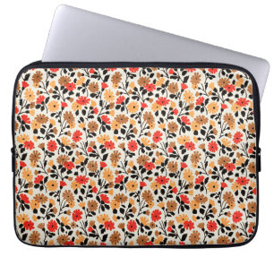Endleaves of Art floral pattern Laptop Sleeve