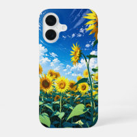 Endless Anime Sunflower Field