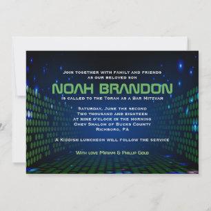 ENDLESS Bar Bat Mitzvah Invitation