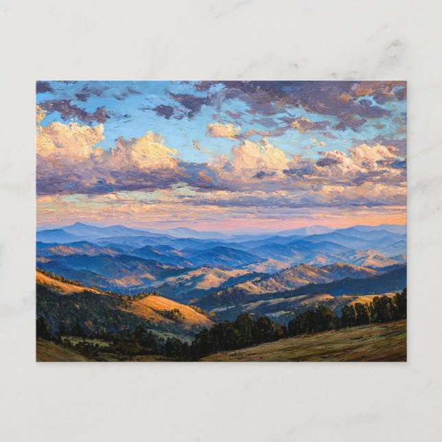 Endless Blue Horizons Postcard (Front)