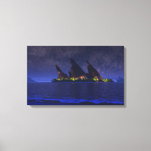 Endless Blue (Starlight) Canvas Print