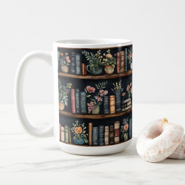  Endless Books Retro Coffee Mug (With Donut)