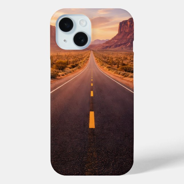 Endless Desert Road Case-Mate iPhone Case (Back)