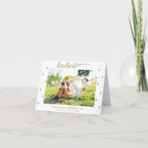 Endless Happiness Christmas Holiday Folded Card