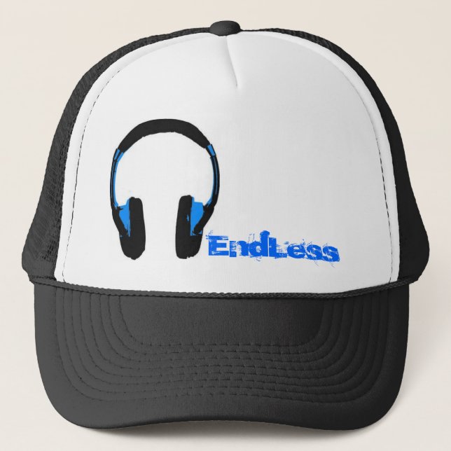 EndLess HeadPhone Trucker Hat (Front)