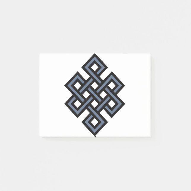 Endless Knot Eternity Buddhist Symbol Buddha Post-it Notes (Front)