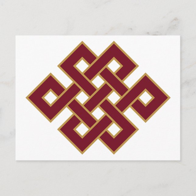 Endless Knot Symbol Postcard (Front)