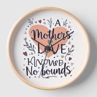 Endless Mum Love Clock