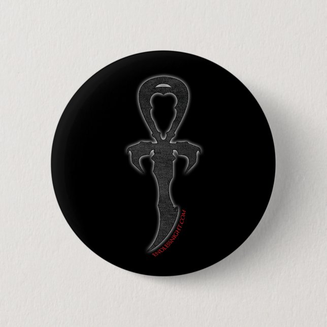 Endless Night: Vampyre Legacy Ankh 6 Cm Round Badge (Front)