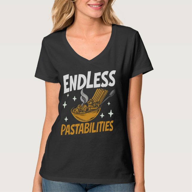 Endless Pastabilities Pasta Party T-Shirt (Front)