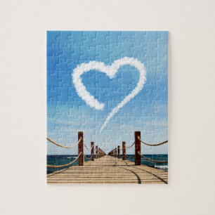 Endless Path Heart-Shaped Cloud Jigsaw Puzzle