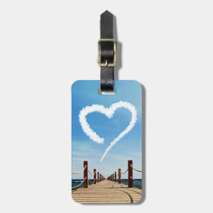 Endless Path Heart-Shaped Cloud Luggage Tag