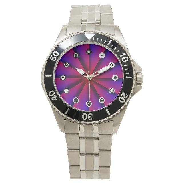 Endless Pinwheel (B Face) by Kenneth Yoncich Watch (Front)