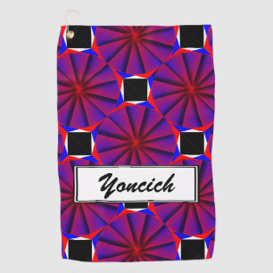Endless Pinwheel by Kenneth Yoncich Golf Towel