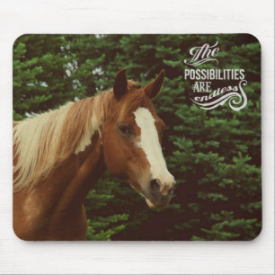 Endless Possibilities Paint Horse Mare Mouse Mat