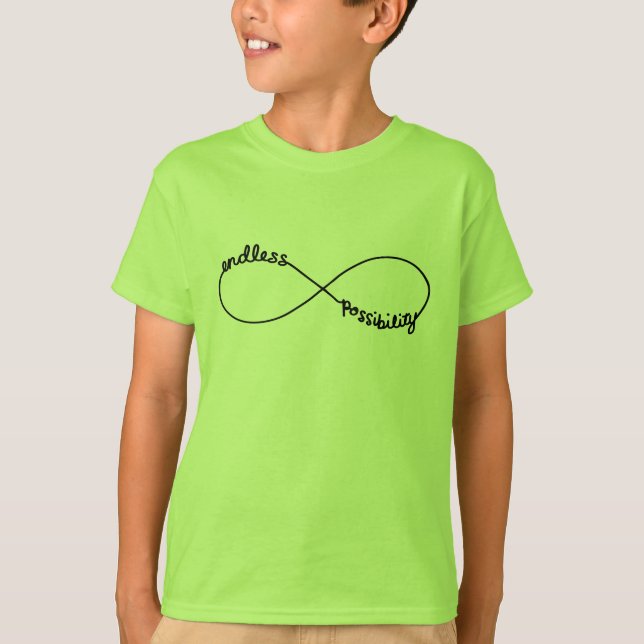 Endless Possibility - Infinity Symbol T-Shirt (Front)