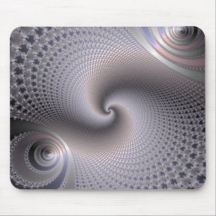 Endless Spirals - Fractal Art Mouse Mat