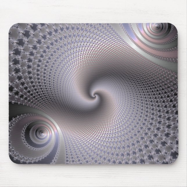 Endless Spirals - Fractal Art Mouse Mat (Front)
