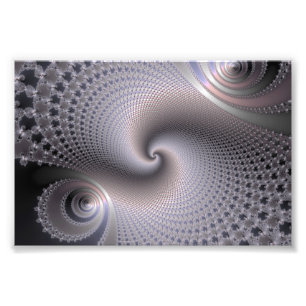 Endless Spirals - Fractal Art Photo Print