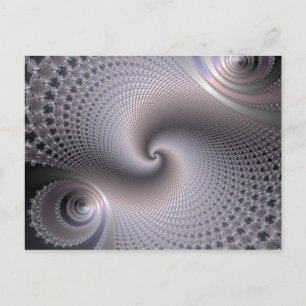 Endless Spirals - Fractal Art Postcard