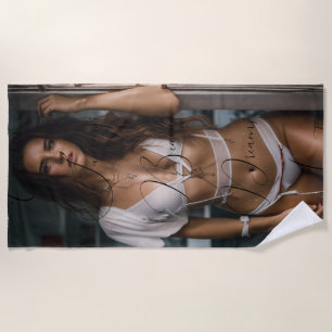 "Endless Summer: Beach Dreams Await" Beach Towel