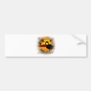Endless Summer orange Bumper Sticker
