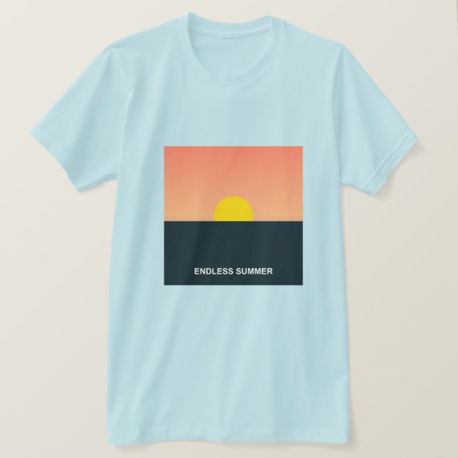 Endless Summer – Sun, Freedom & Good Vibes T-Shirt (Design Front)