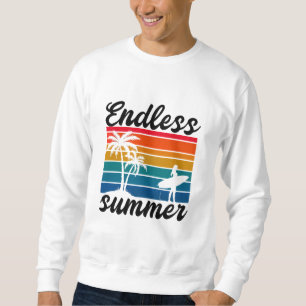 "Endless Summer Surf T-Shirt – Retro Beach Bliss" Sweatshirt