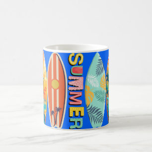 Endless Summer Surfboard Coffee Mug