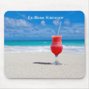 Endless Summer Tropical Beach Mouse Mat