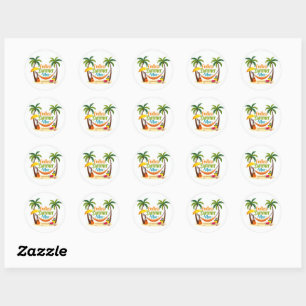 Endless Summer Vibes Bubble Text Sticker