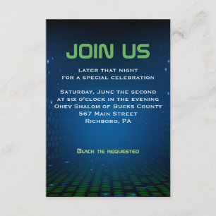 ENDLESS VIDEO GAMING Bar Mitzvah Invitation