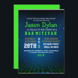 ENDLESS VIDEO GAMING Bar Mitzvah Invitation<br><div class="desc">WELCOME to my store! All my designs are ONE-OF-A-KIND original pieces of artwork designed by me! You can only find them here! I can add you child's hebrew name to this invite,  just email me at Marlalove@hotmail.com</div>