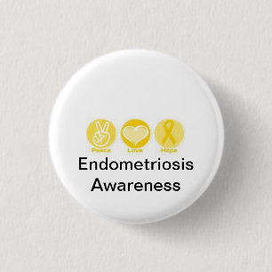 Endo is HELL!! 3 Cm Round Badge