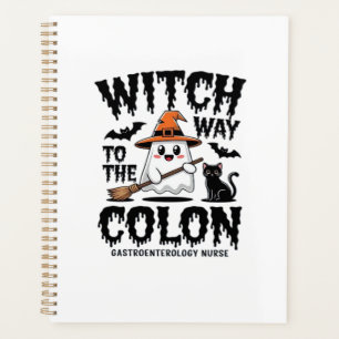 Endo Nurse Halloween Gastrointestinal Nurse Ghost Planner