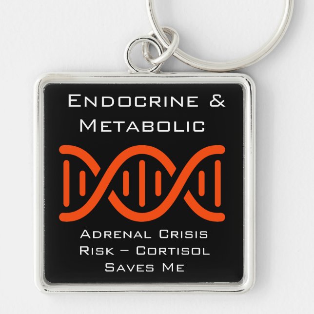  Endocrine & Metabolic Alert Key Ring (Front)