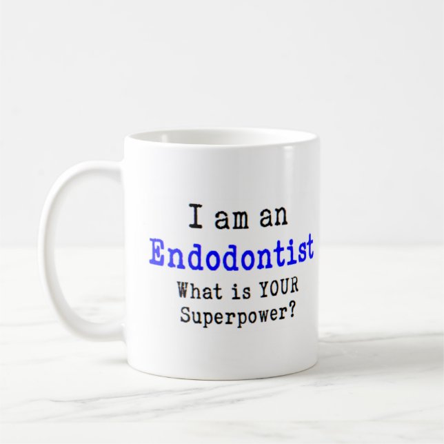 endodontist coffee mug (Left)