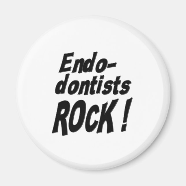 Endodontists Rock! Magnet (Front)