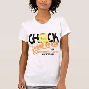 Endometrial Cancer Chick Gone Peach 2 T-Shirt