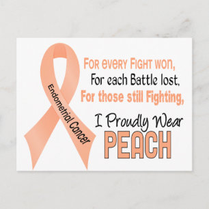 Endometrial Cancer For Every…..I Proudly Wear Peac Postcard