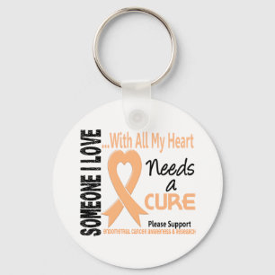 Endometrial Cancer Needs A Cure 3 Key Ring